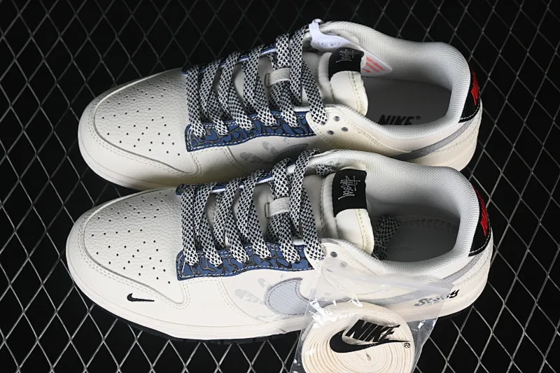 All categories Nk SB Dunk Series Nk SB Dunk Low High-end customized low-top sneakers Nike SB Dunk Low Stusi co-branded splash-ink beige Anniversary high-end customized low-top casual sneakers XS6089-632